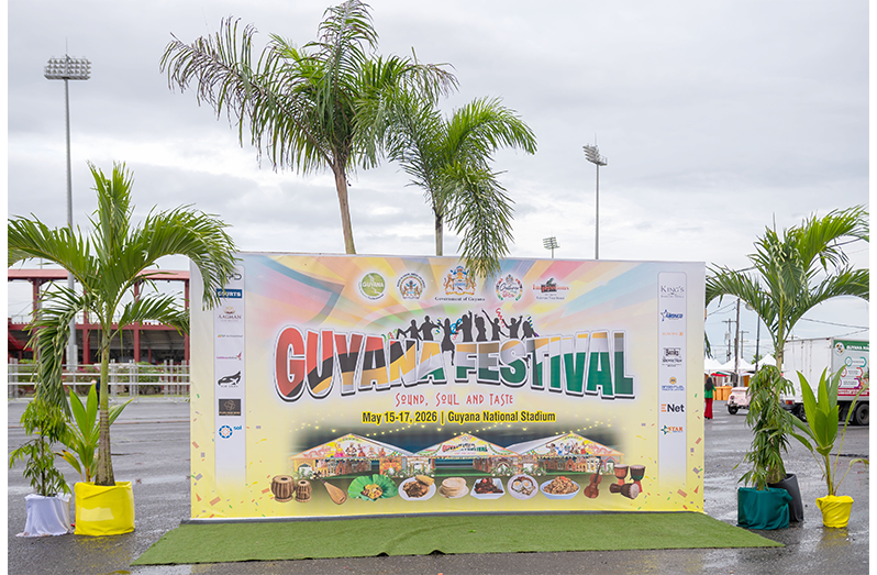 Scenes from the final preparations for the Guyana Festival (Delano Williams photos)