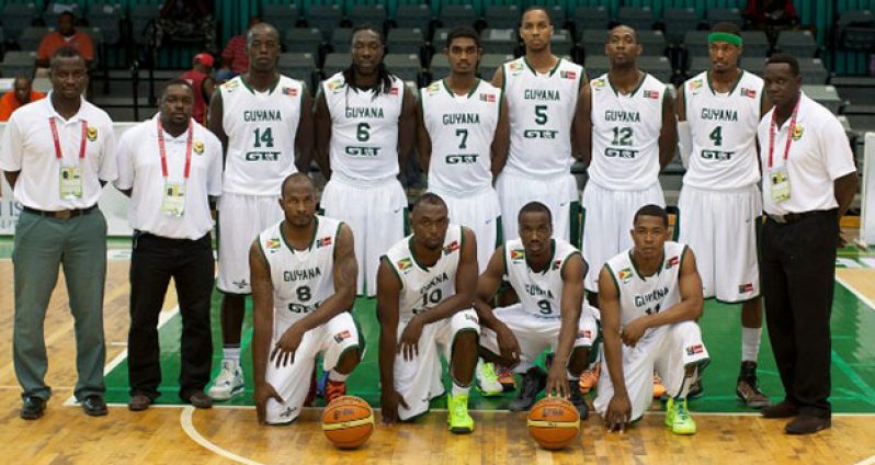 Flashback! Guyana’s Men’s basketball team at the 2014 CBC Championships in the BVI