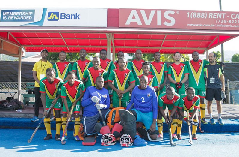 The victorious Guyana Men’s hockey team