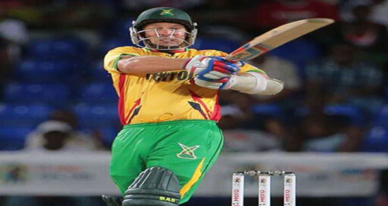 Brad Hodge hit an unbeaten 61 which contained five fours and three sixes.
