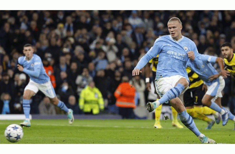 Erling Haaland has scored 67 goals in 70 appearances for Manchester City across all competitions.