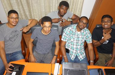 The five core members of V75 (All photos courtesy of Eldon Marks)