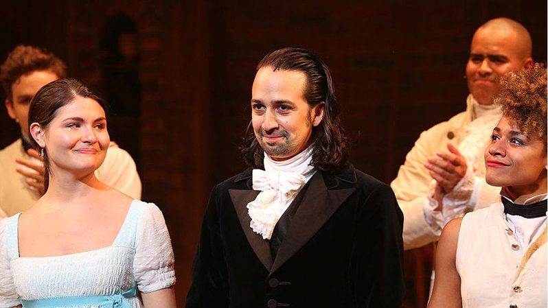 Lin Manuel Miranda during a performance of Hamilton in July 2016 (Photo credit: GETTY Images; retrieved from BBC)
