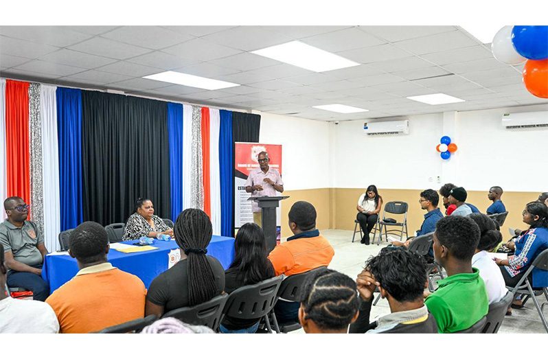 Minister of Labour Joseph Hamilton urged the trainees to approach the opportunity with discipline, perseverance, and focus