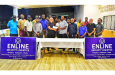 Various members of the GCA’s participating clubs and ESL stand for a photo opportunity following the launch of the Under-17 Cricket Tournament