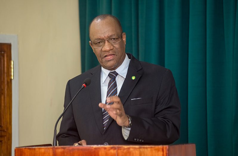 Director-General, Ministry of the Presidency,
Joseph Harmon