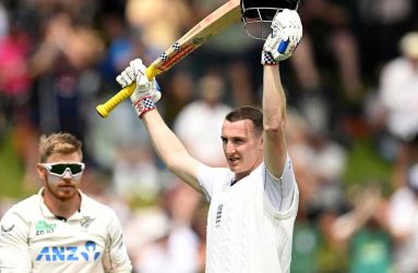 Harry Brook hit a 91-ball century, his eighth in Tests