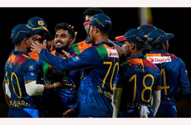 Wanindu Hasaranga picked up 3 for 17 to dent West Indies' chase  Getty Images