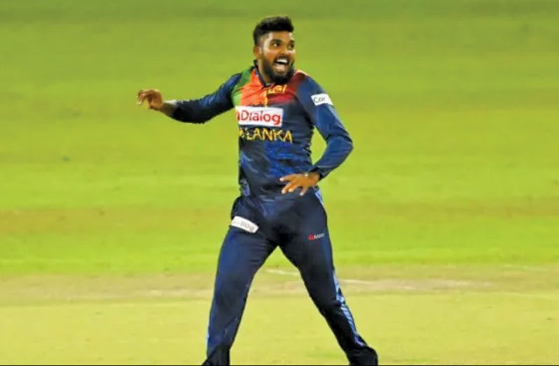 Spinner Wanindu Hasaranga took four wickets on his 24th birthday.