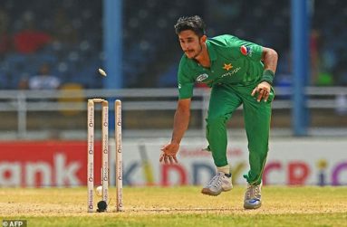 Hasan Ali has taken 29 wickets in 16 ODIs.