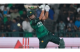 Hasan Nawaz scored the fastest T20I hundred by a Pakistani in his third international outing  •  Associated Press