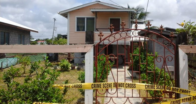 The house where the murder took place