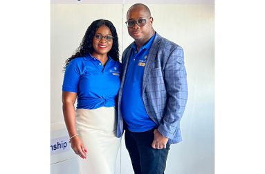 Women’s Haven Guyana is led by Lexann McPhoy. Her husband, Theon Alleyne, is Business Development Officer