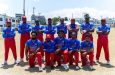 Defending champions Headquarters pose for a photo opportunity before the start of their opening game versus Region Three