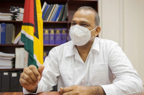 Minister of Health, Dr. Frank Anthony