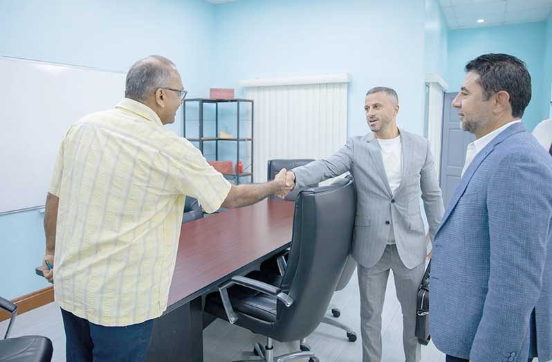 Minister of Health, Dr Frank Anthony, on Wednesday, met with a delegation from NAFFCO