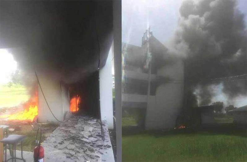 Fire ravages UG Health Sciences Building