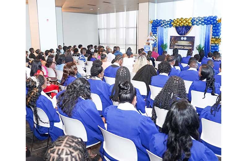 Minister of Health, Dr. Frank Anthony congratulated the graduates and noted the programme’s role in expanding the country’s technical capacity within the health sector