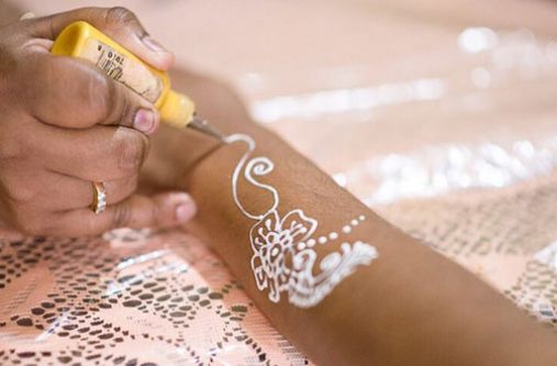 Henna for luck, as well as joy and beauty