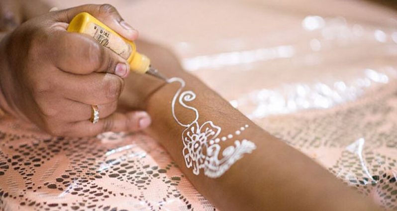 Henna for luck, as well as joy and beauty