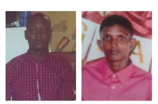 Gladston 'Gladwin' Henry (left) and the deceased, Haresh Singh (right)
