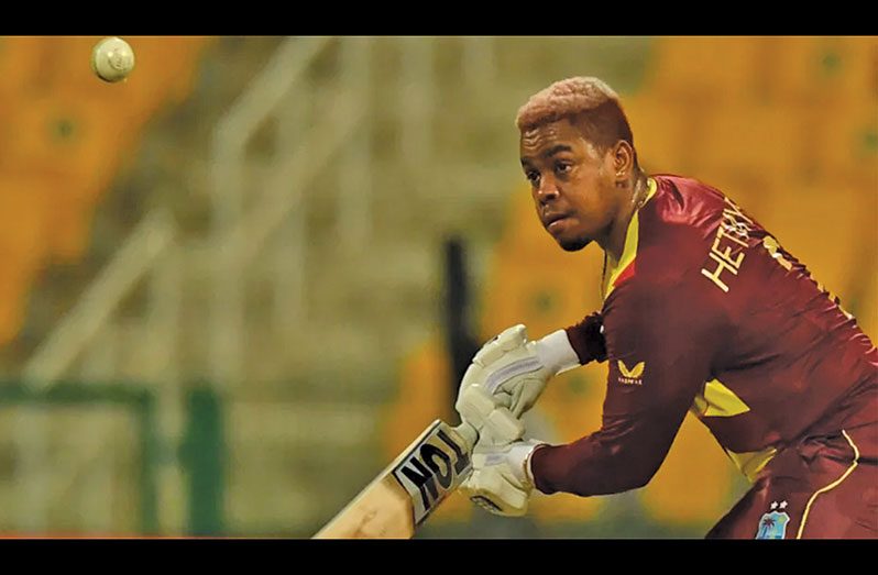 Shimron Hetmyer last played for West Indies in the T20 World Cup in 2021  (AFP/Getty Images)