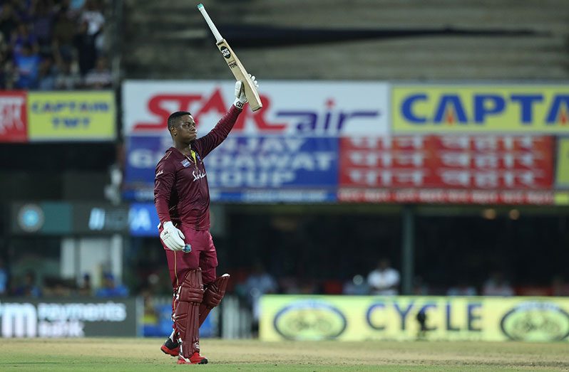 Shimron Hetmyer enjoyed getting to another ODI century against India, 1st ODI, Chennai, December 15, 2019.