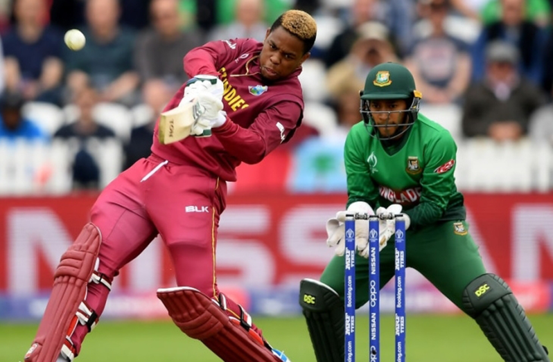 Shimron Hetmyer is training with the West Windies squad in Trinidad and Tobago