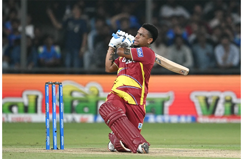 Shimron Hetmyer gets hold of one•Oct 11, 2026•AFP/Getty Images