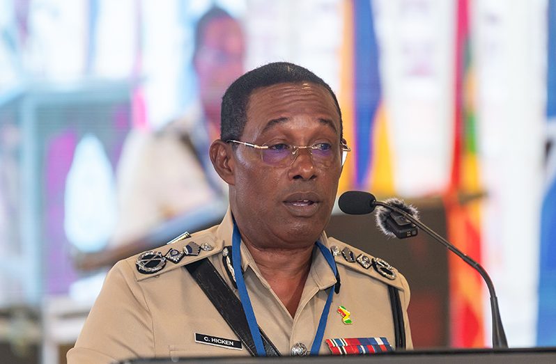 Commissioner of Police (ag) Clifton Hicken