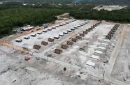 An aerial view of the Yarrowkabra homestead project (Housing Ministry photos)