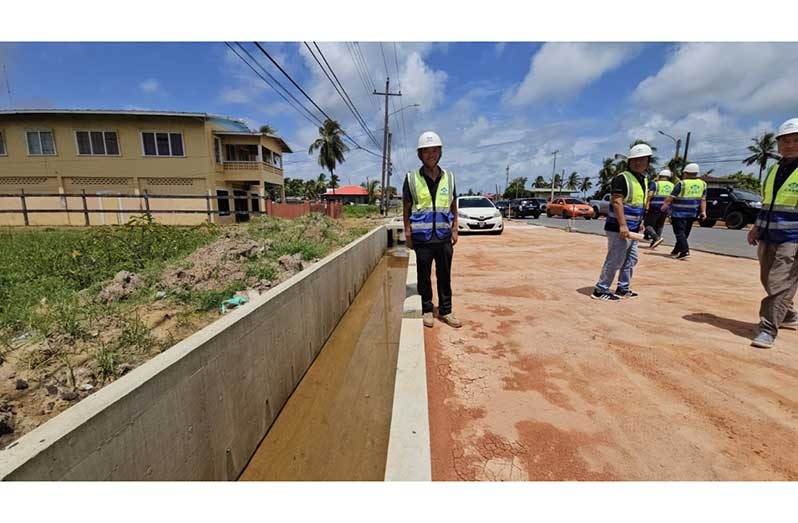 Construction on the Corentyne Highway expansion continues to gather momentum, with works on the project's second lot progressing ahead of schedule