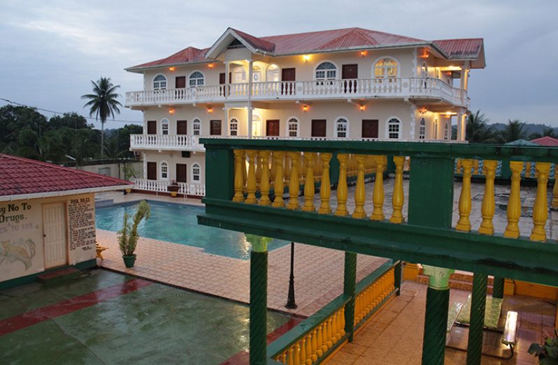 The newer hotel in Mahdia, which is owned by Hinds, and features a swimming pool