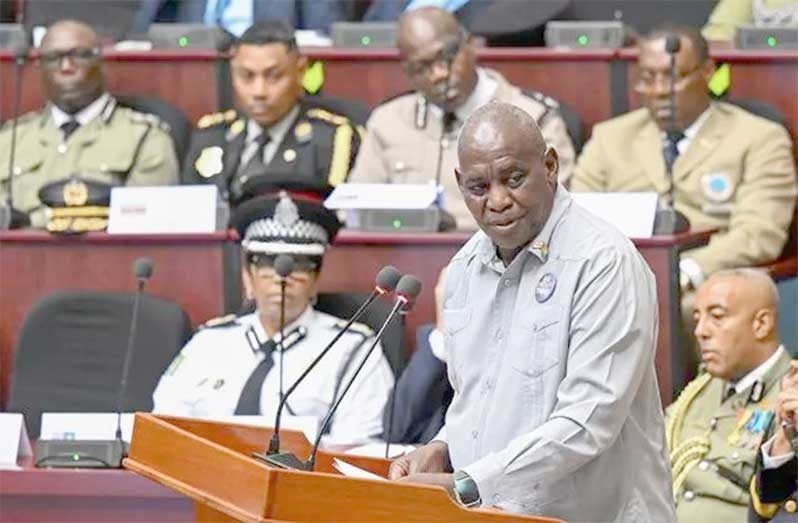 Minister of Home Affairs Robeson Benn