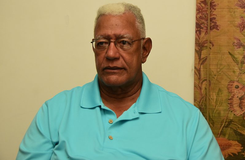 Minister of Agriculture Noel Holder (Adrian Narine photo)
