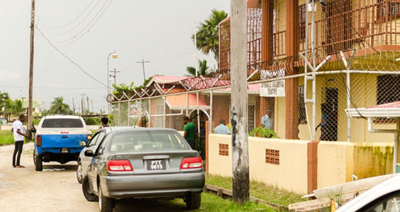 Police investigators at the Juvenile Holding Centre at Sophia on Saturday