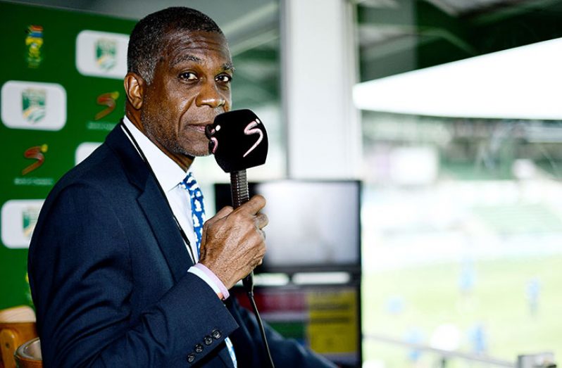 Michael Holding on commentary duty