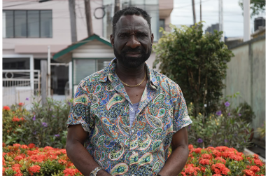 Guyanese educator, playwright and theatre practitioner, Ronald Hollingsworth, recently published his memoir, The Reckoning: Between the Curtain and the Classroom, reflecting on his journey through education, theatre and personal resilience (Sachin Persaud photo)