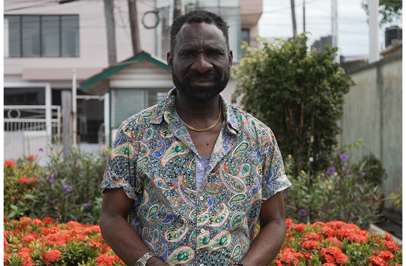 Guyanese educator, playwright and theatre practitioner, Ronald Hollingsworth, recently published his memoir, The Reckoning: Between the Curtain and the Classroom, reflecting on his journey through education, theatre and personal resilience (Sachin Persaud photo)
