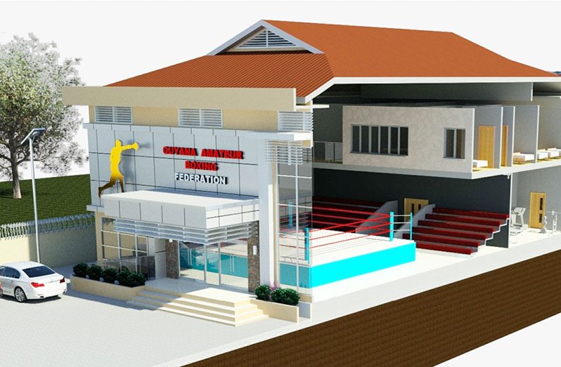 An artist’s impression the proposed GBA Home of Boxing