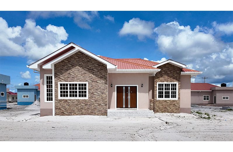 One of the Young Progressing Homes at Silica City