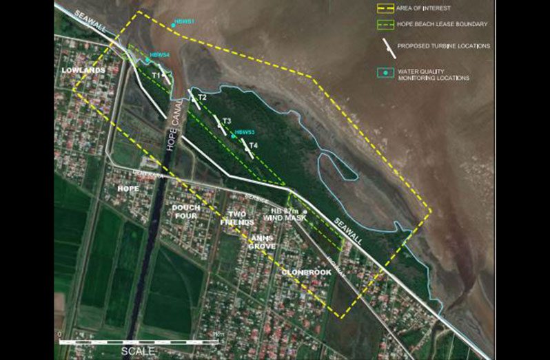 The area where the Hope wind farm project will be constructed (Photo taken from EIA document)