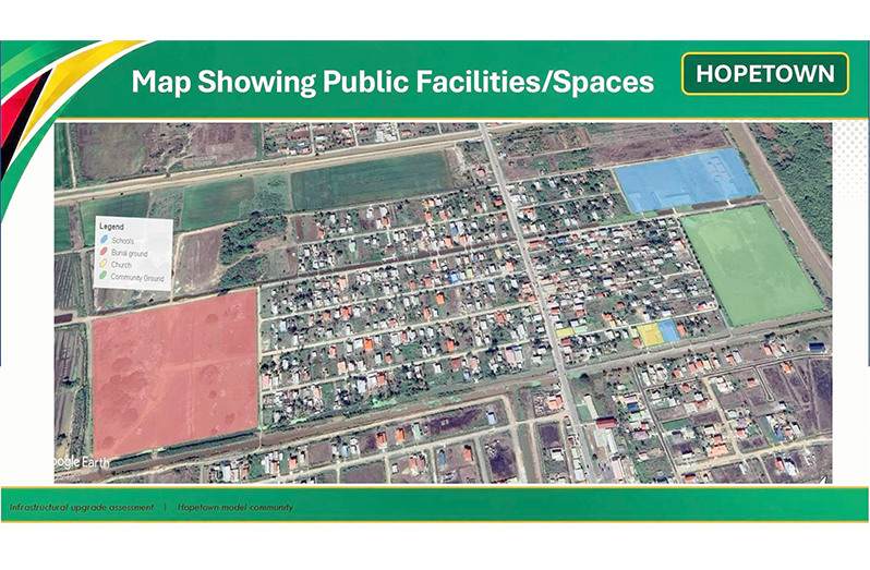 Residents of Hopetown gathered in large numbers at the Nursery School to participate in the Model Village Initiative consultation