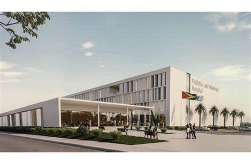 An artist’s impression of the new $12.4B maternal and pediatric hospital