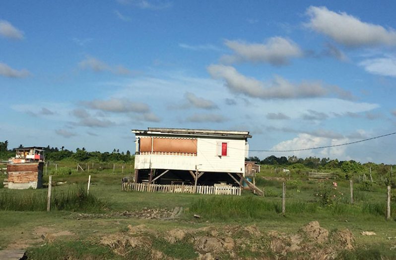 The house in which prison escapee Stafrei Alexander is reported to have slept at nights