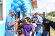 A single mother of five of Angoy's Avenue was gifted a fully furnished three-bedroom house, as part of the ongoing efforts under President, Dr Irfaan Ali’s Men on Mission (MoM) initiative