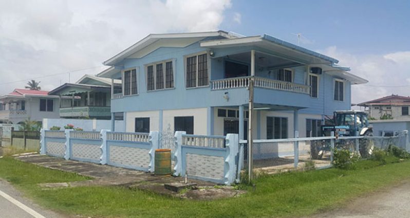 The house where the owner of the dogs, Ms Marceline Basdeo-Small lives 