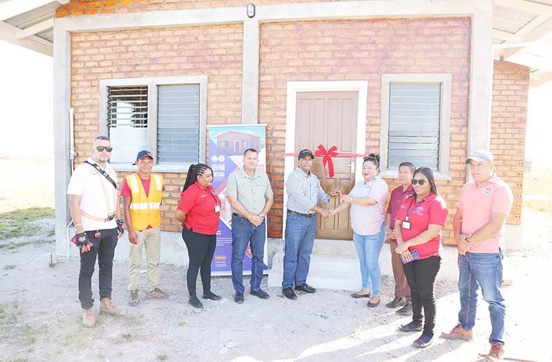 Another 20 families from the border town of Lethem, Region Nine (Upper Takutu-Upper Essequibo), were officially handed the keys to their new homes under the Lethem Housing Support Programme