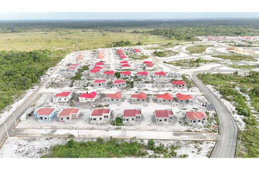 Construction is progressing on the first 100 Young Professional Homes at Silica City