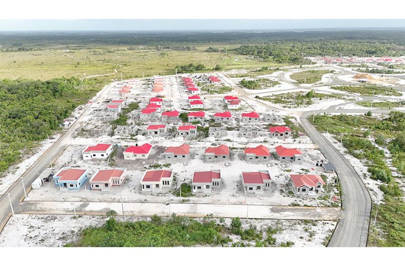 Construction is progressing on the first 100 Young Professional Homes at Silica City